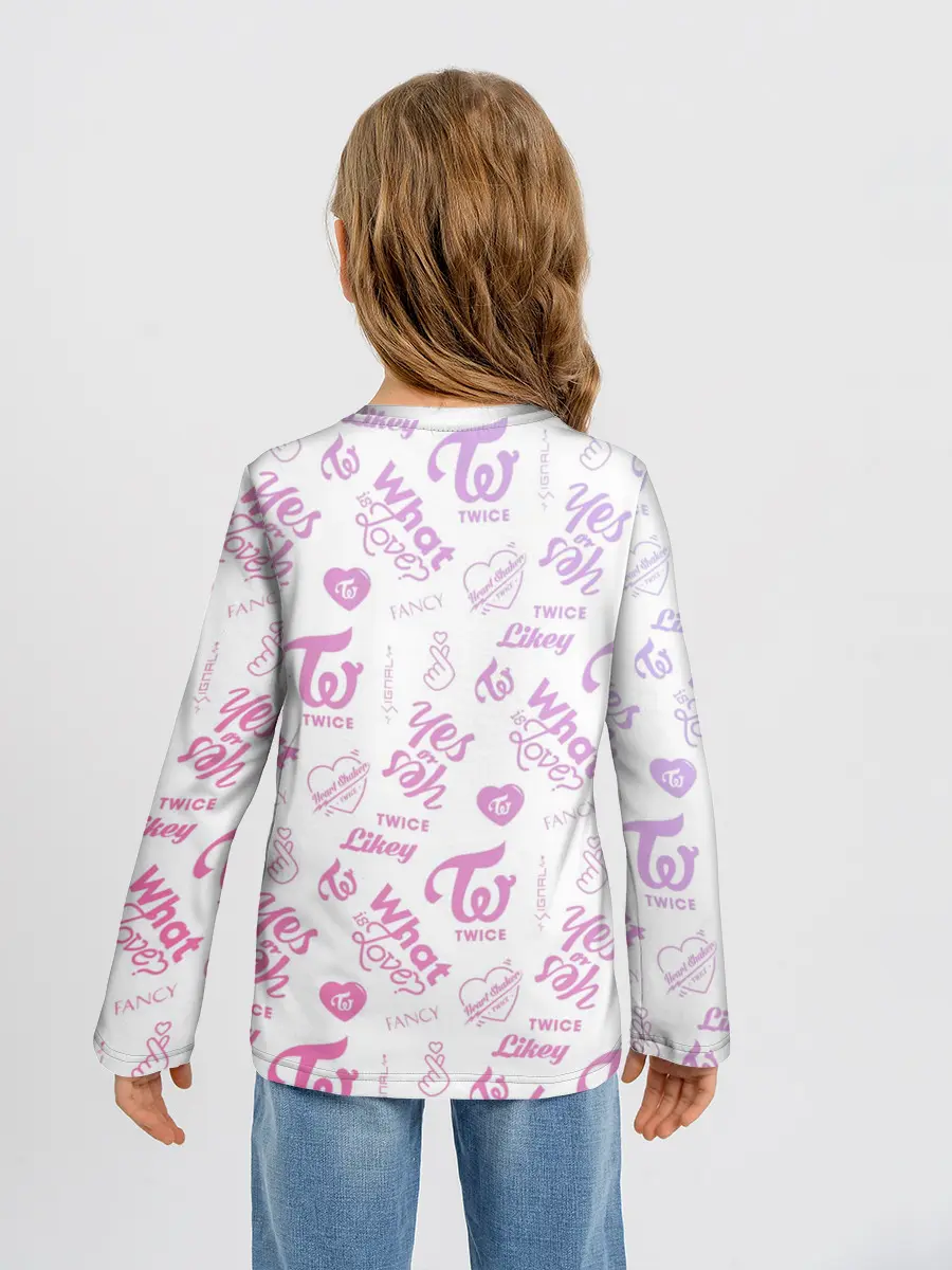 Детский лонгслив / TWICE