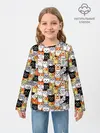 Детский лонгслив / Котики