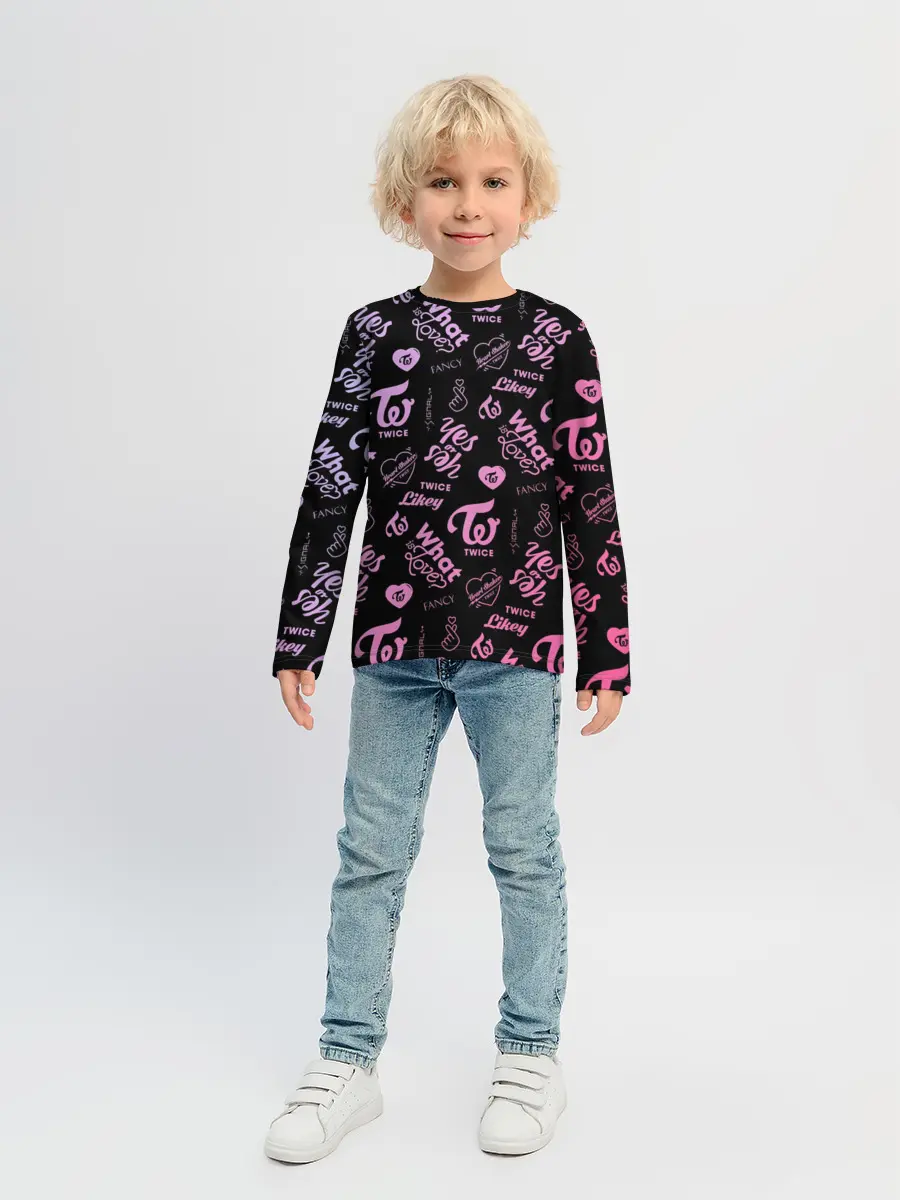 Детский лонгслив / TWICE