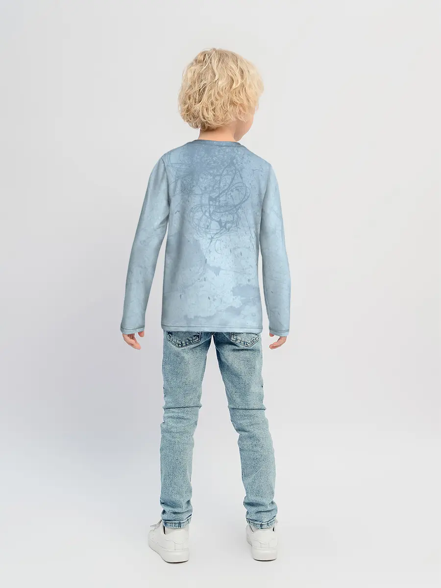 Детский лонгслив / три сноуборда