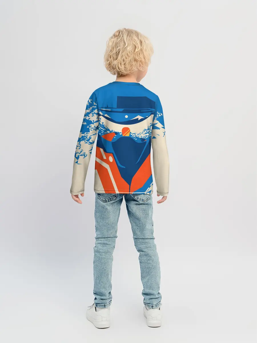 Детский лонгслив / SNOW BOAR DING