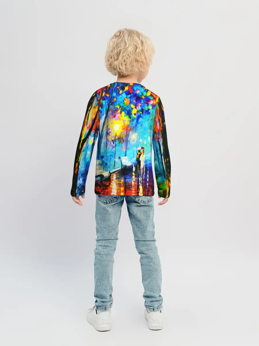 Детский лонгслив / ВЕЧЕРНЯЯ ПРОГУЛКА