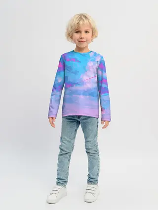 Детский лонгслив / РОЗОВЫЕ ОБЛАКА