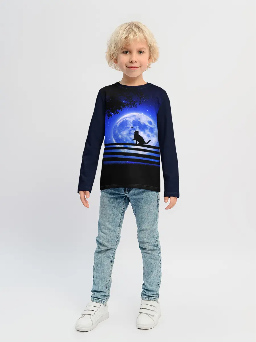 Детский лонгслив / КОТИК