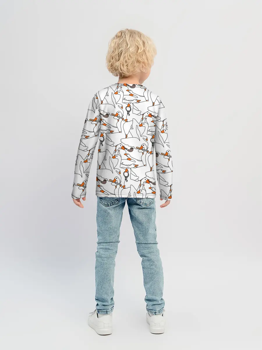 Детский лонгслив / Злой гусь