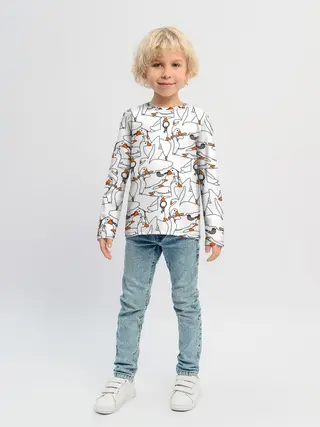 Детский лонгслив / Злой гусь