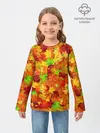 Детский лонгслив / Кленовые листья