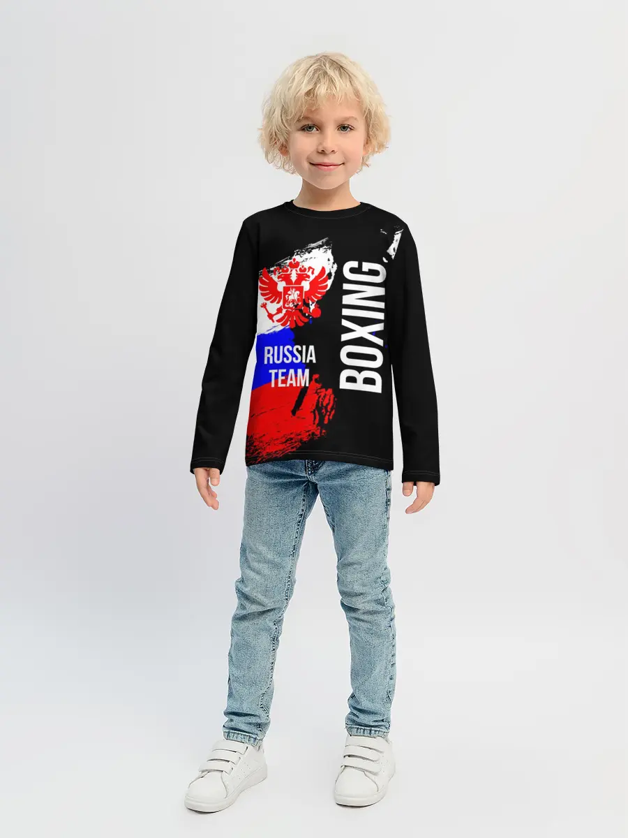 Детский лонгслив / Boxing Russia Team
