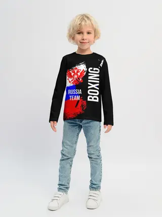 Детский лонгслив / Boxing Russia Team