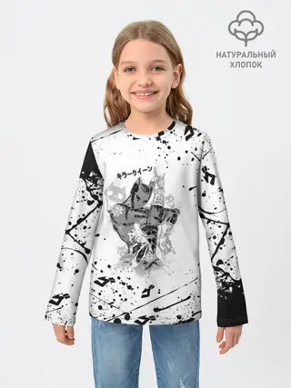 Детский лонгслив / KILLER QUEEN черные брызги
