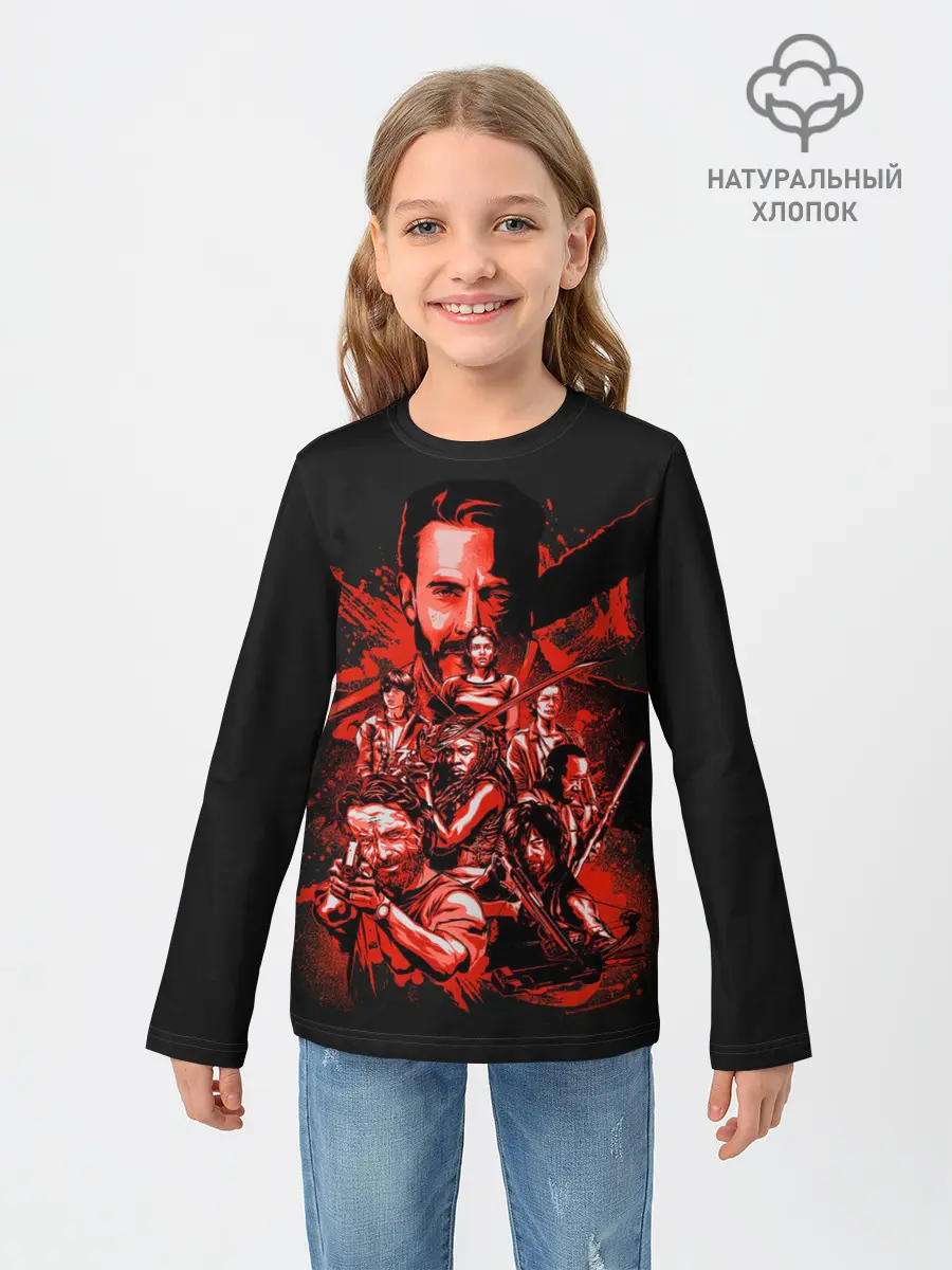 Детский лонгслив / The Walking Dead