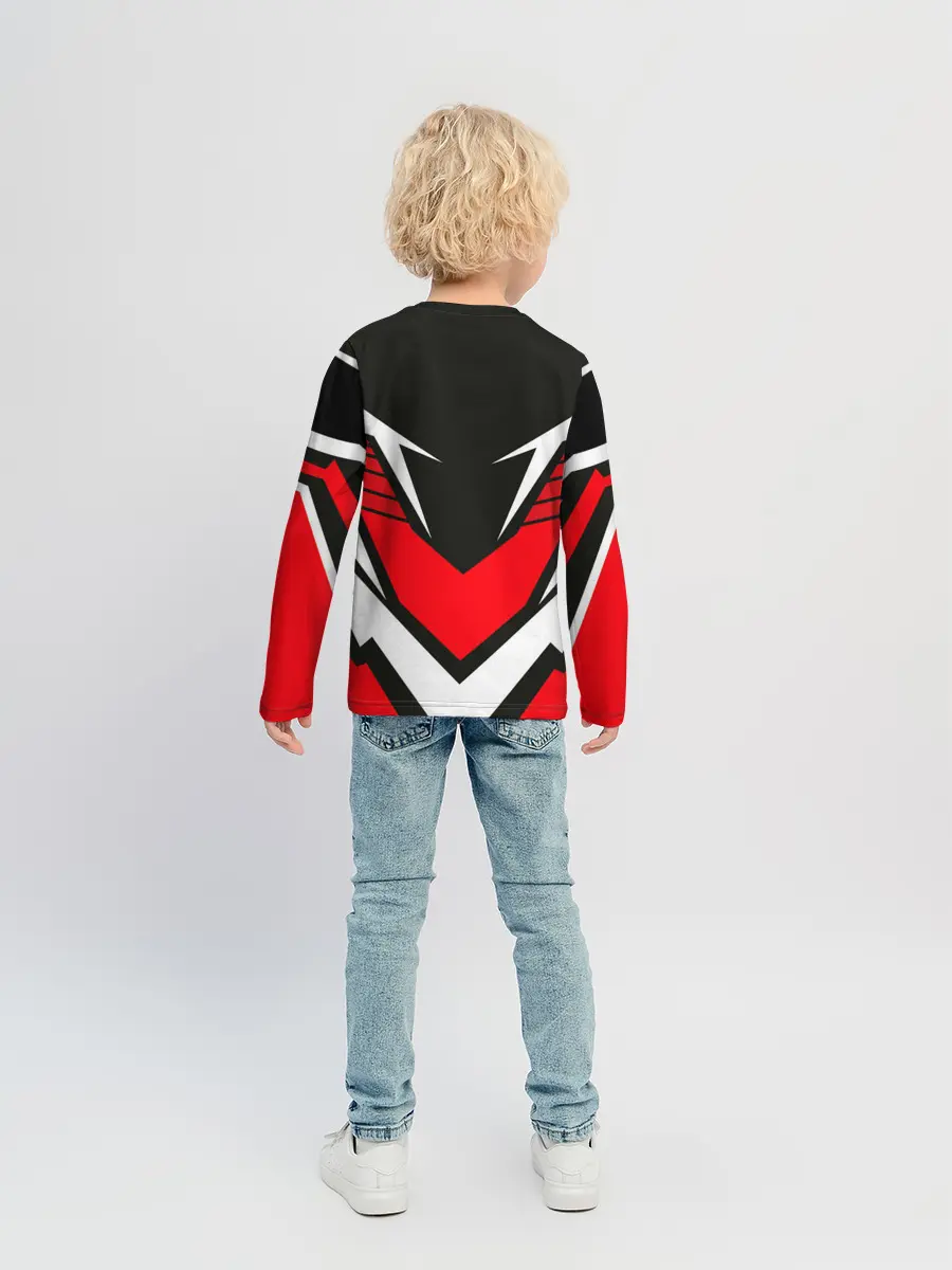 Детский лонгслив / Sports geometry 4
