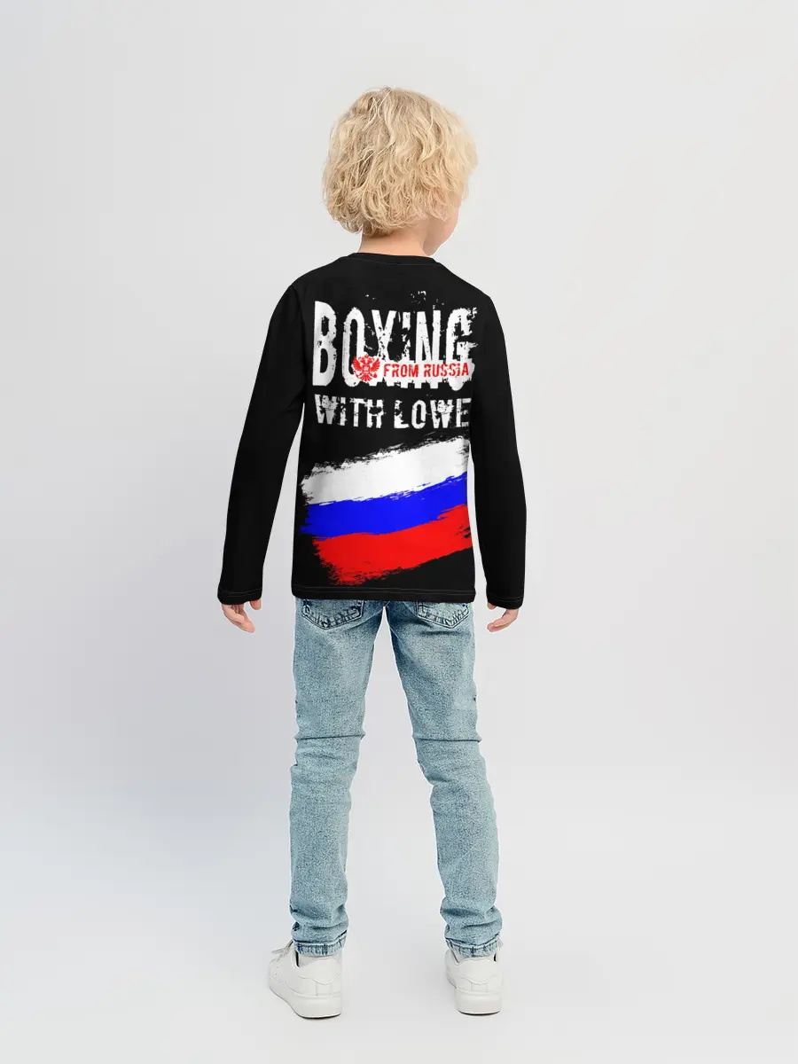 Детский лонгслив / Boxing from Russia