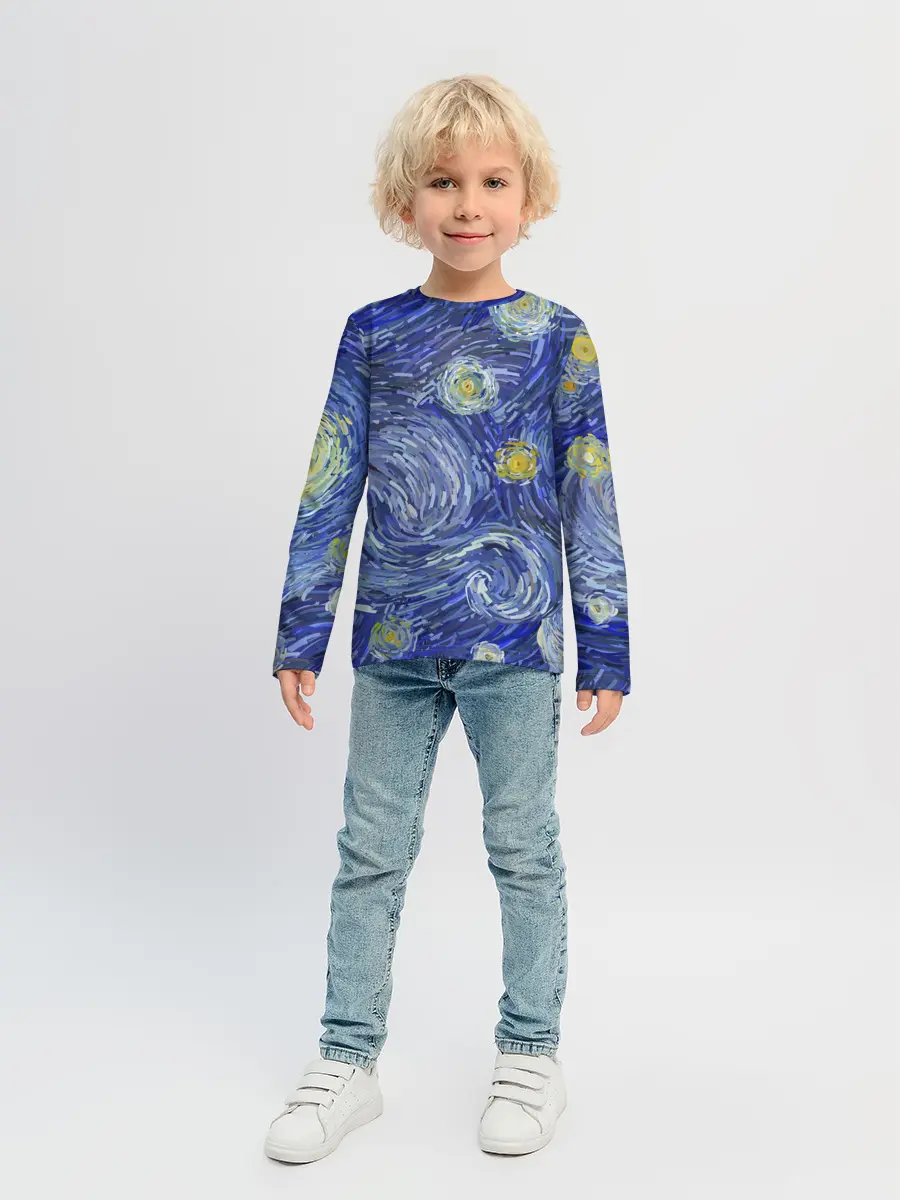 Детский лонгслив / Полотно ван Гога