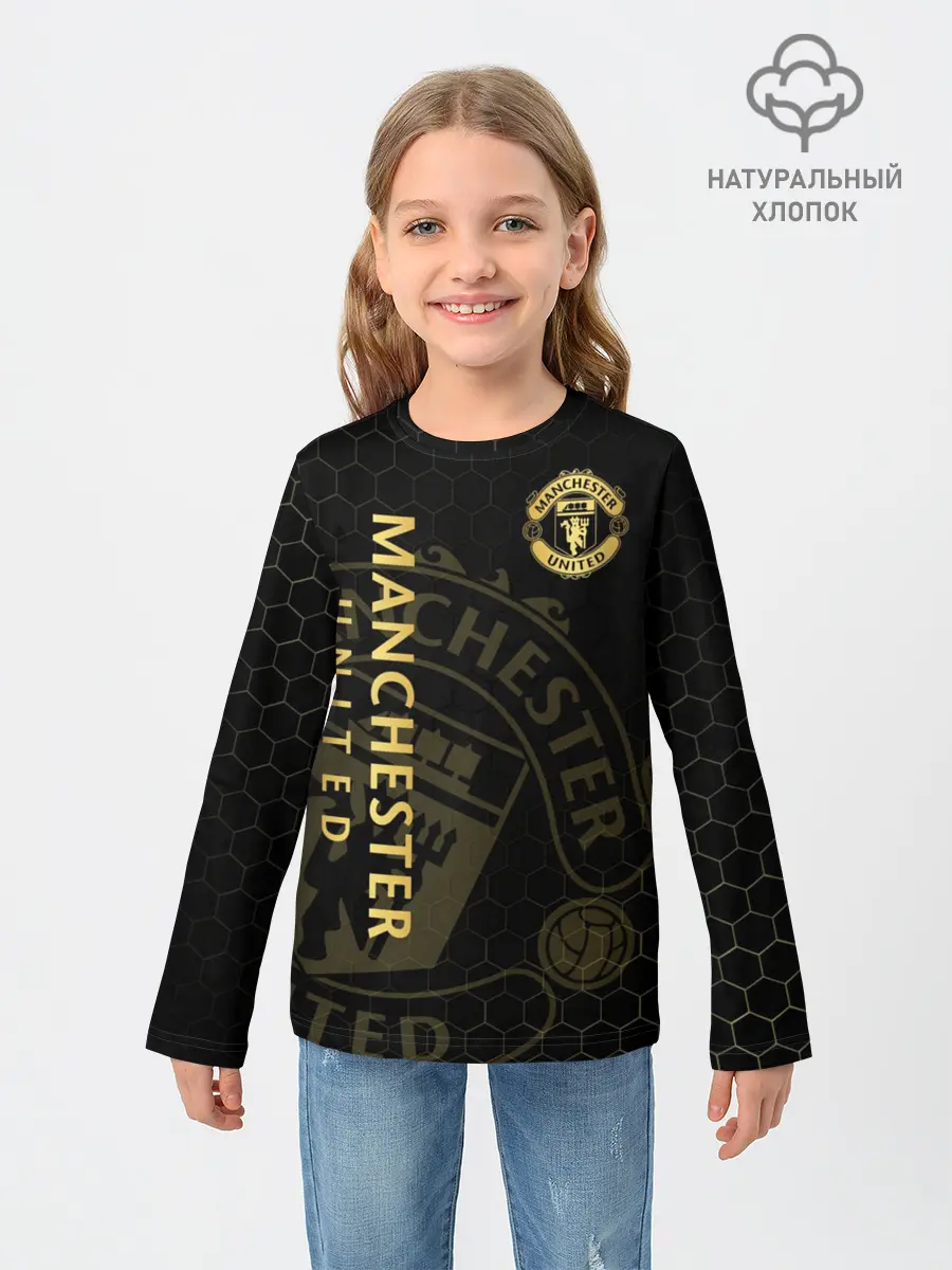 Детский лонгслив / Манчестер Юнайтед