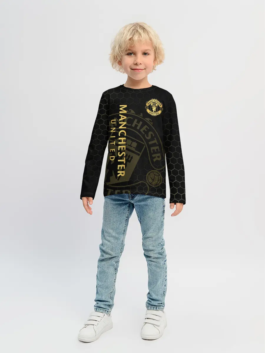 Детский лонгслив / Манчестер Юнайтед