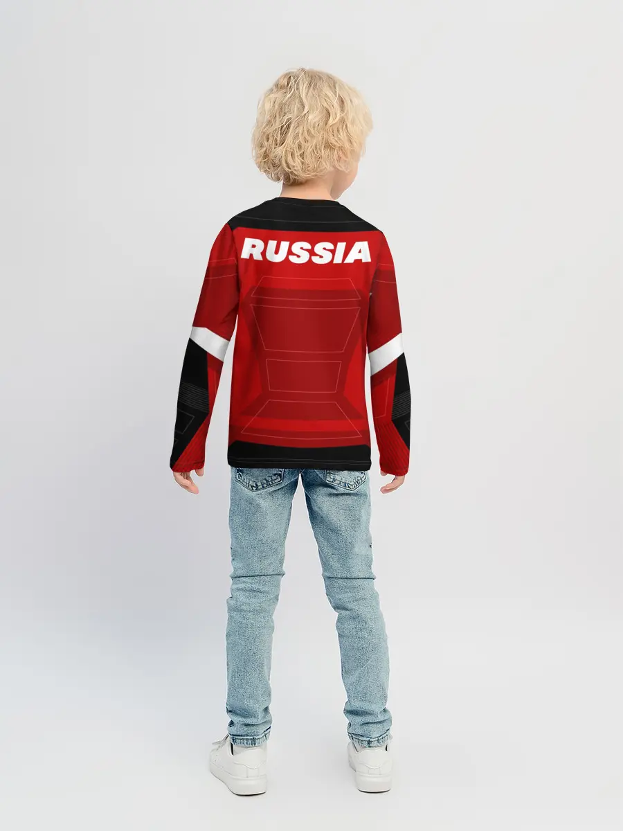 Детский лонгслив / Red Machine