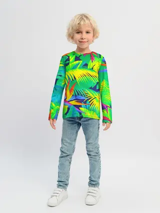 Детский лонгслив / ТРОПИКИ