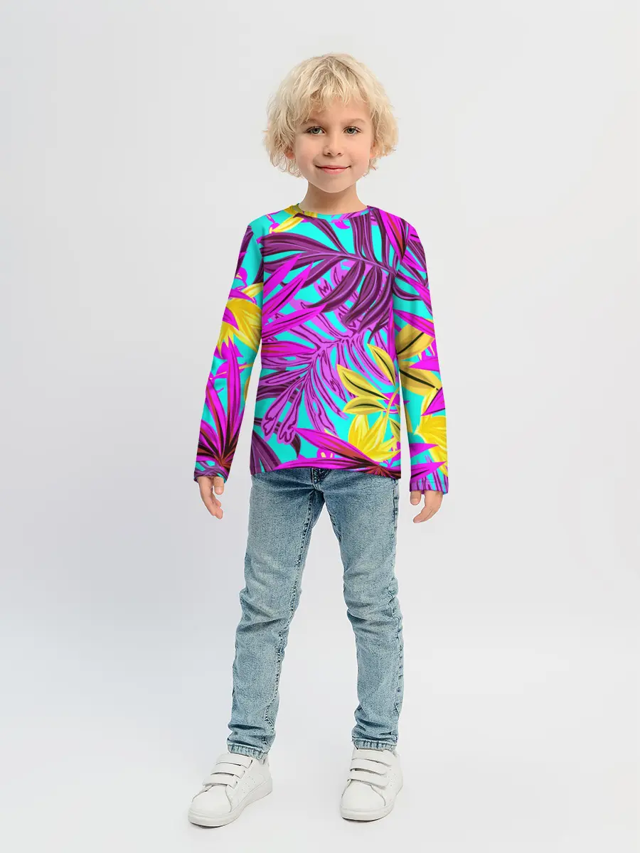 Детский лонгслив / ТРОПИЧЕСКИЙ