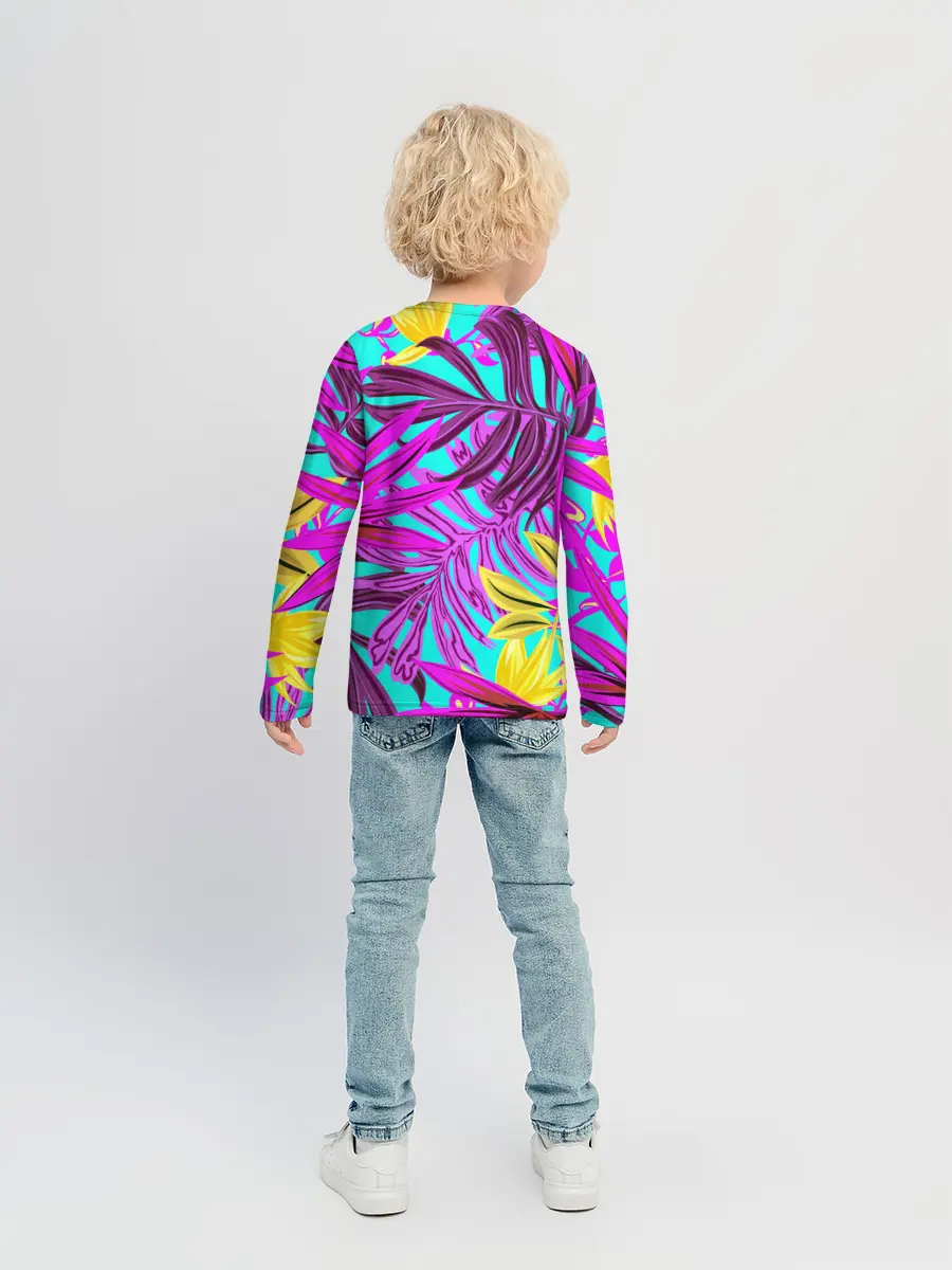 Детский лонгслив / ТРОПИЧЕСКИЙ