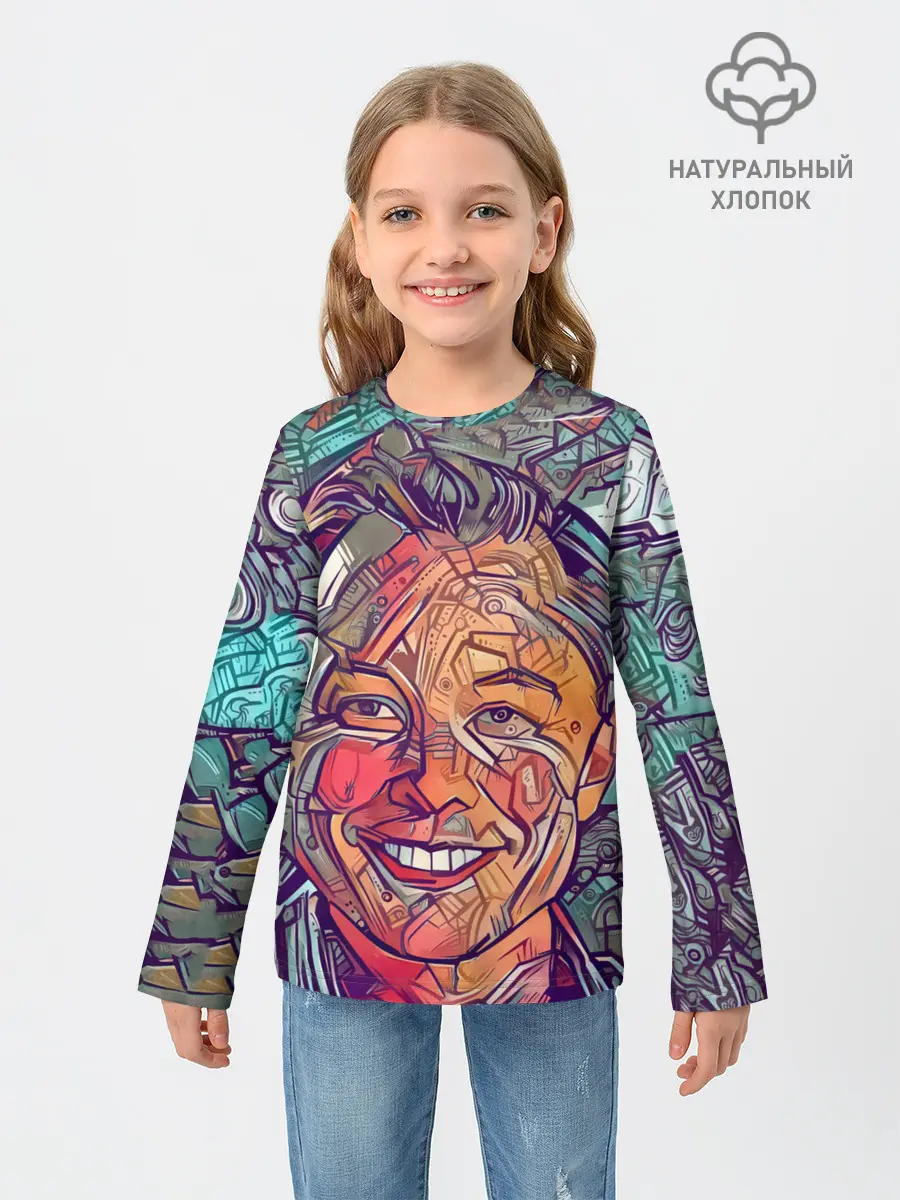 Детский лонгслив / МАСК-БОТ