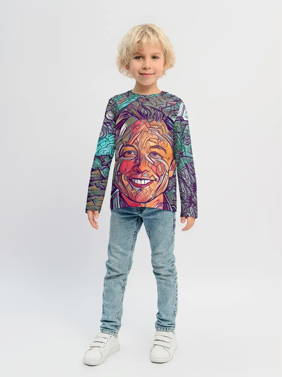 Детский лонгслив / МАСК-БОТ