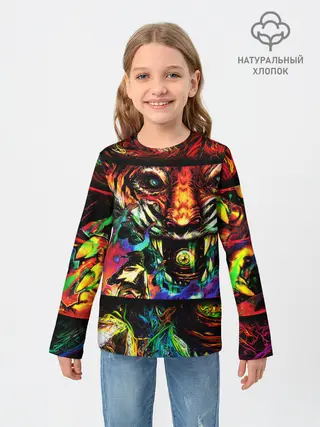 Детский лонгслив / HOTLINE MIAMI