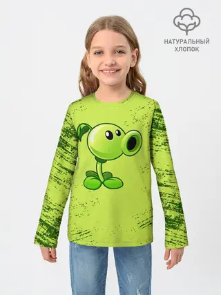 Детский лонгслив / Plants vs. Zombies