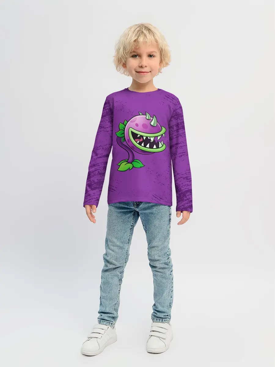 Детский лонгслив / Plants vs. Zombies
