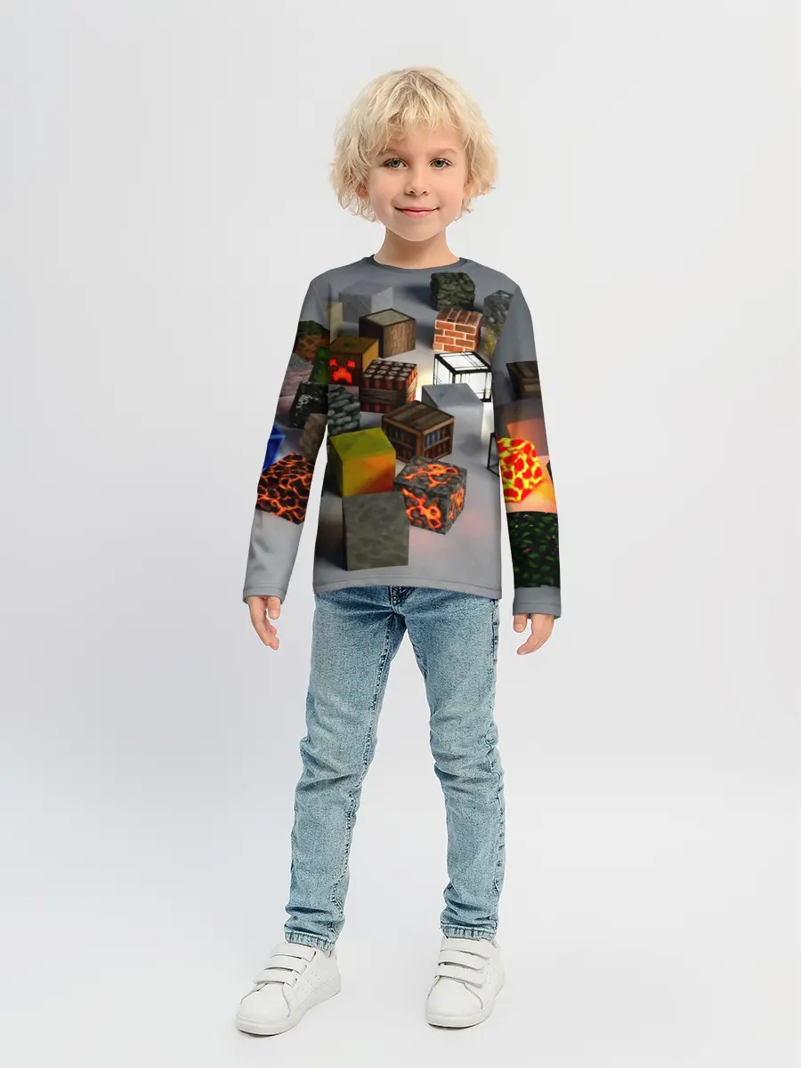 Детский лонгслив / MINECRAFT BLOX