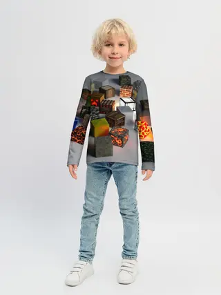 Детский лонгслив / MINECRAFT BLOX