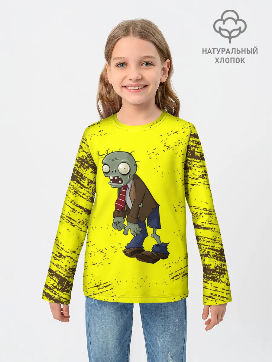 Детский лонгслив / Plants vs. Zombies