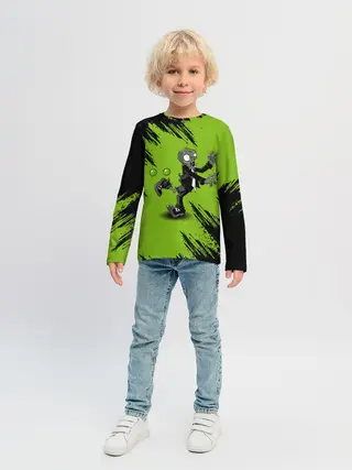 Детский лонгслив / Plants vs. Zombies