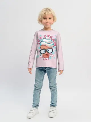 Детский лонгслив / ICE CREAM