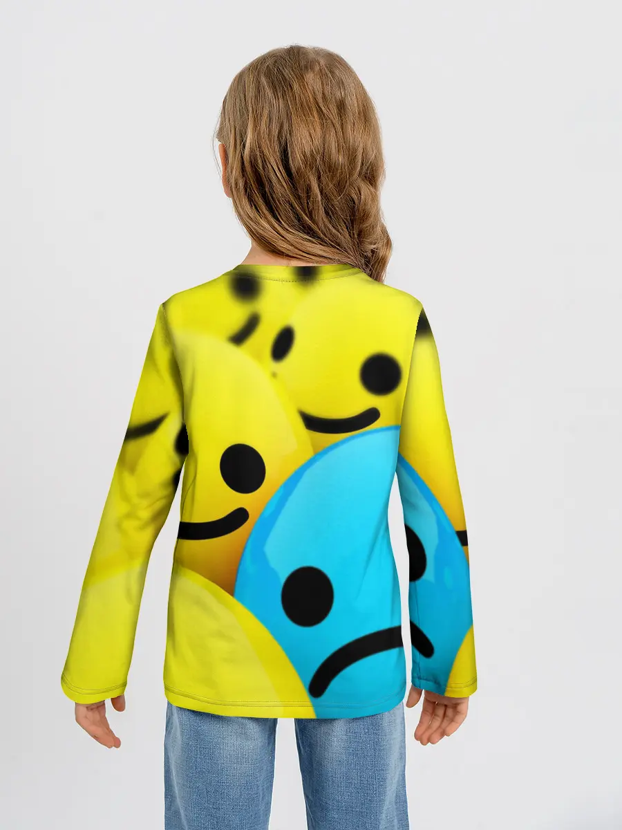 Детский лонгслив / СМАЙЛИКИ