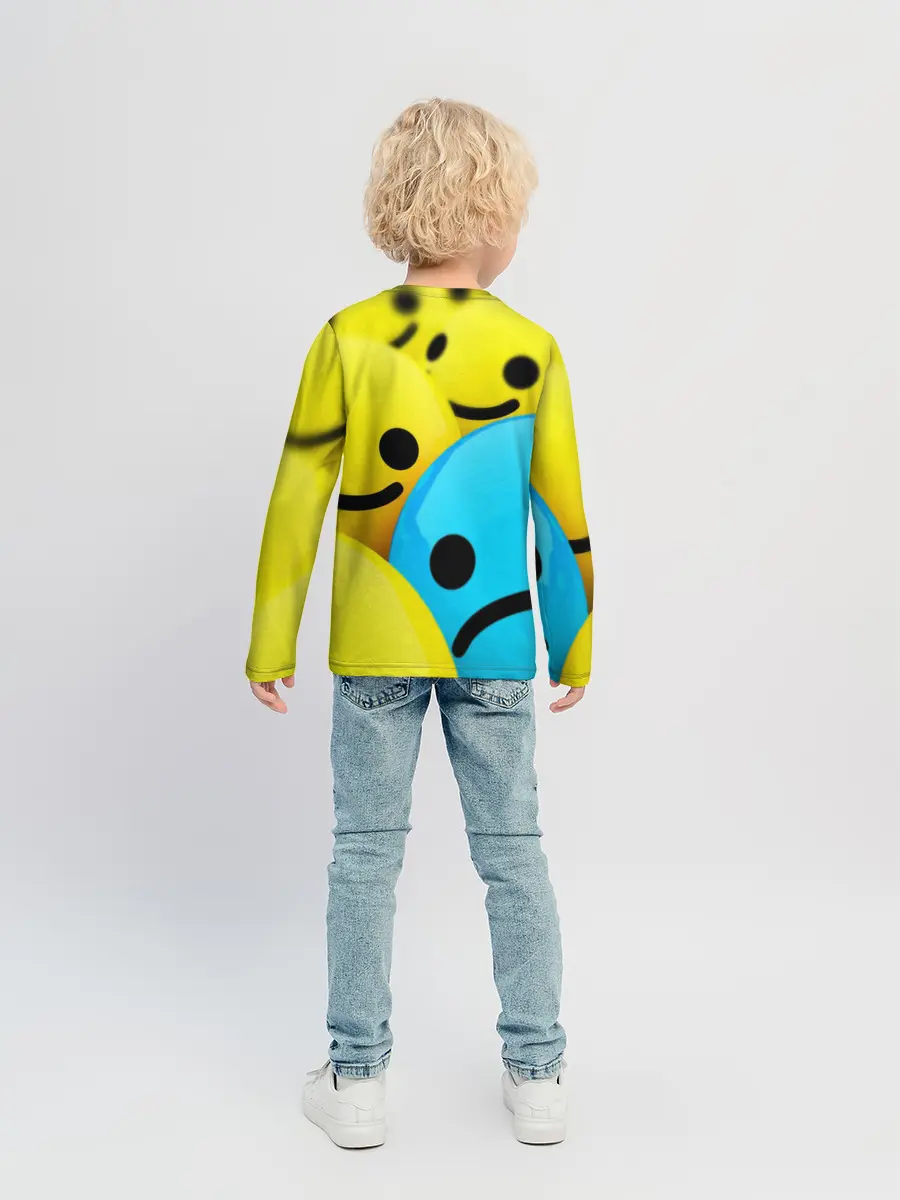 Детский лонгслив / СМАЙЛИКИ