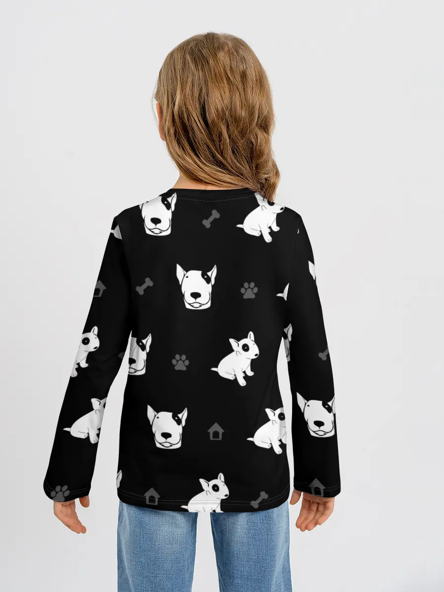 Детский лонгслив / Английский бультерьер