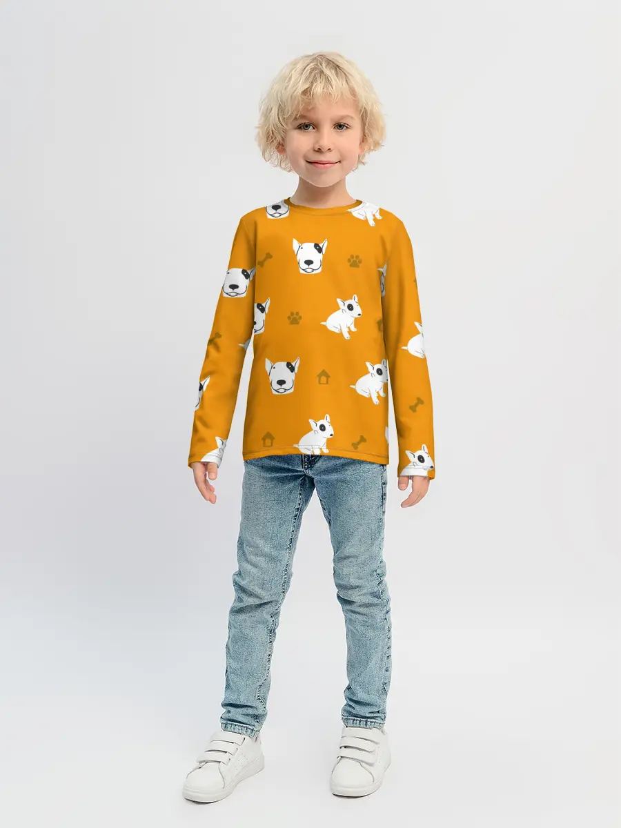 Детский лонгслив / Английский бультерьер