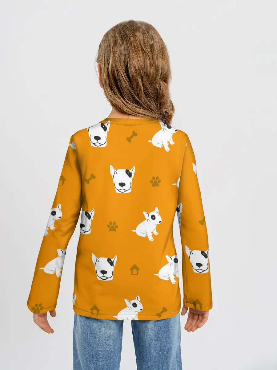 Детский лонгслив / Английский бультерьер