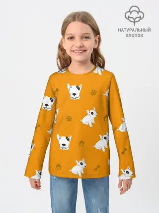 Детский лонгслив / Английский бультерьер