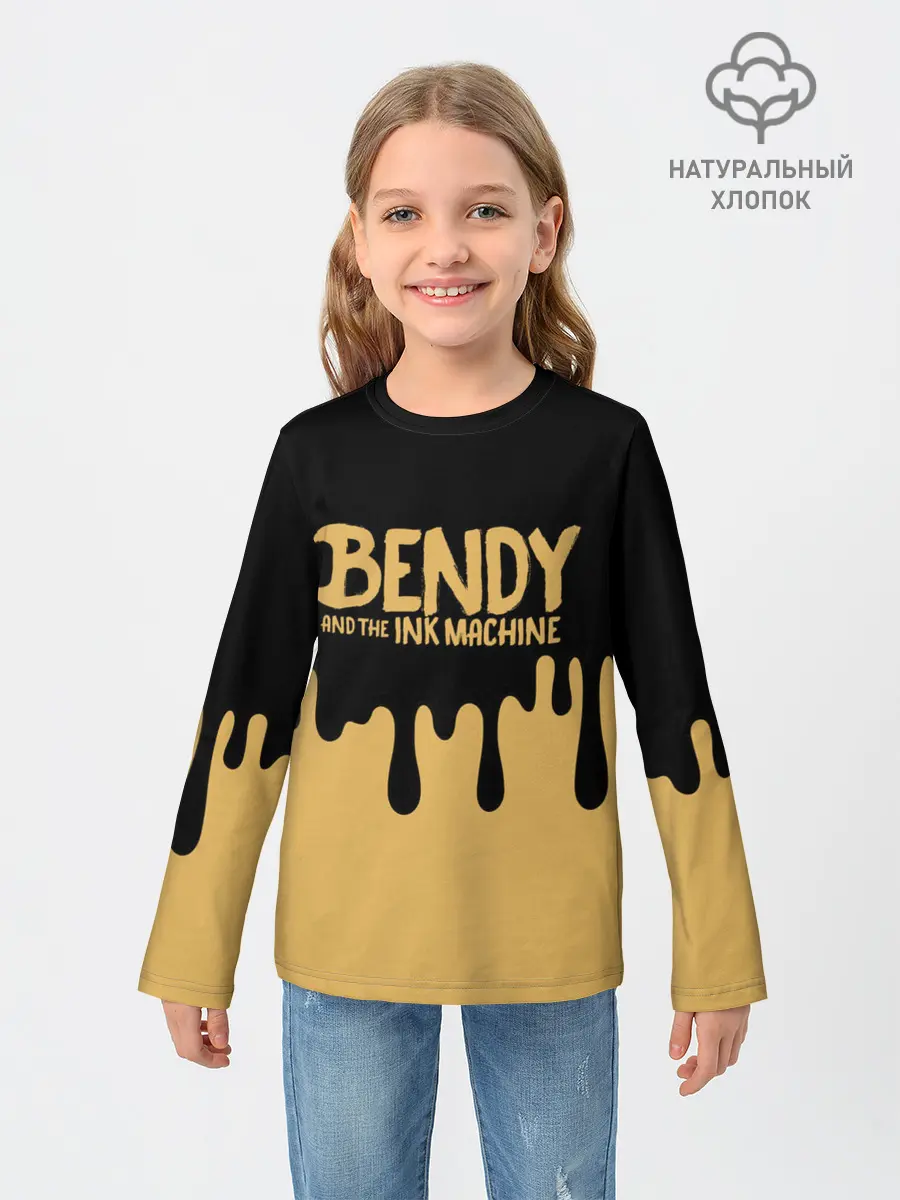 Детский лонгслив / Bendy And The Ink Machine