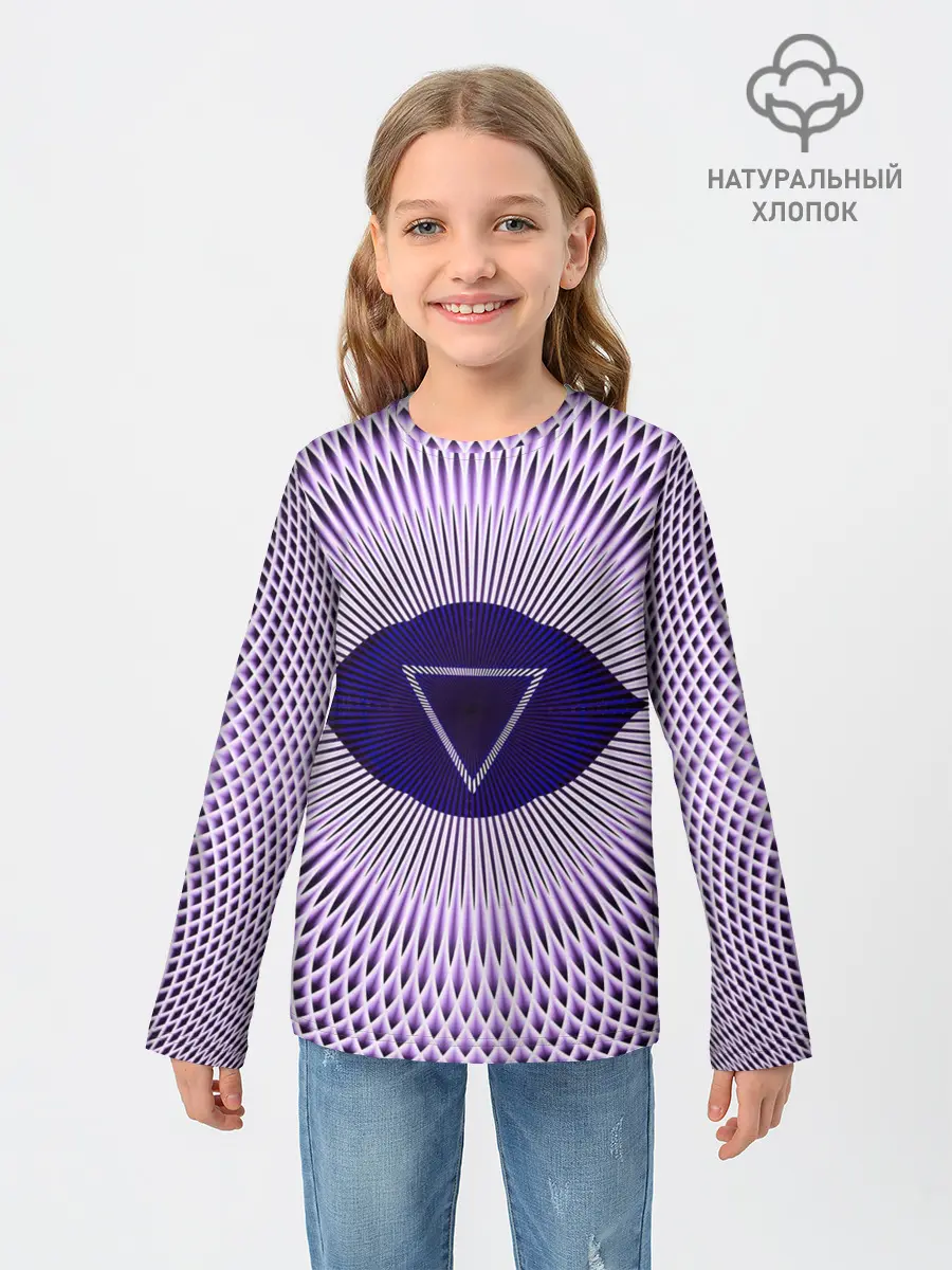 Детский лонгслив / Чакра