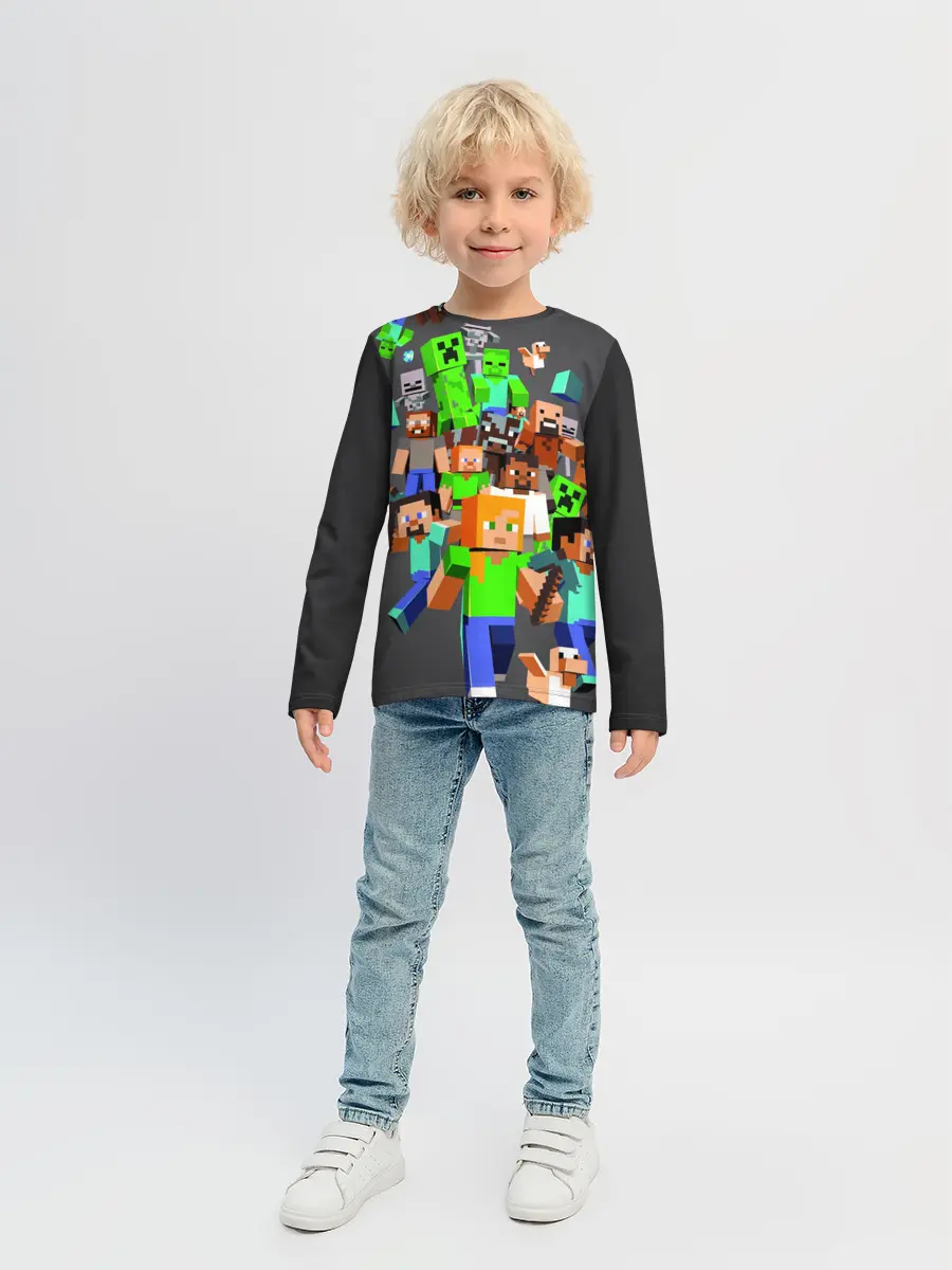 Детский лонгслив / MINECRAFT ONLINE