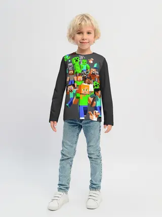 Детский лонгслив / MINECRAFT ONLINE