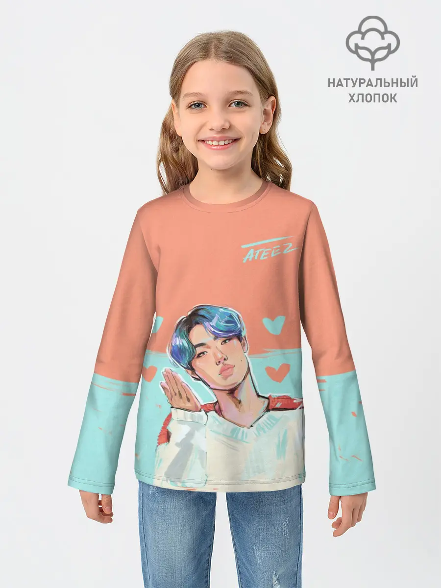 Детский лонгслив / Ateez