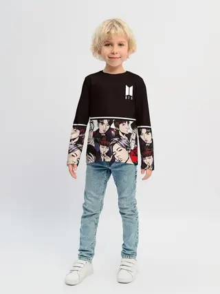 Детский лонгслив / BTS