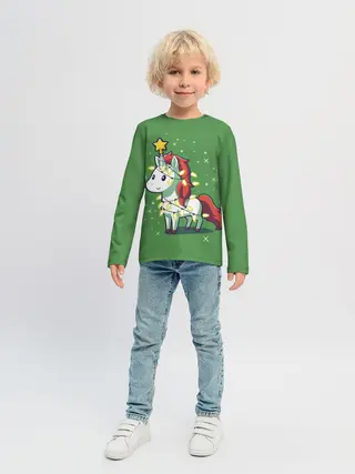 Детский лонгслив / Magical Unicorn