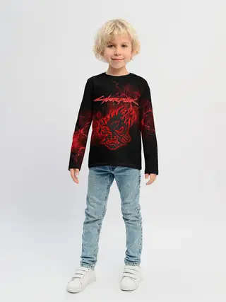 Детский лонгслив / Cyberpunk 2077.