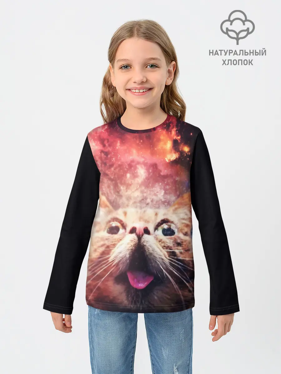 Детский лонгслив / КОТ