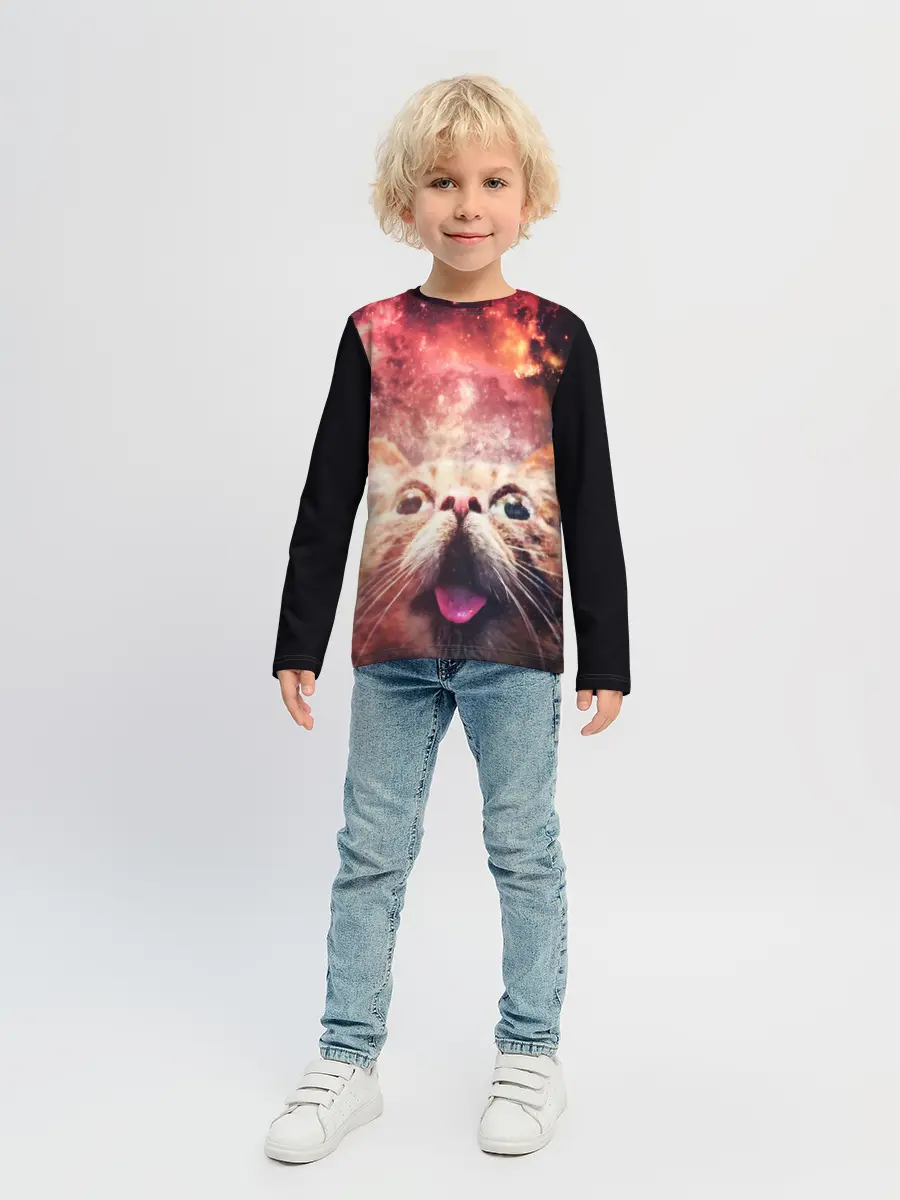 Детский лонгслив / КОТ